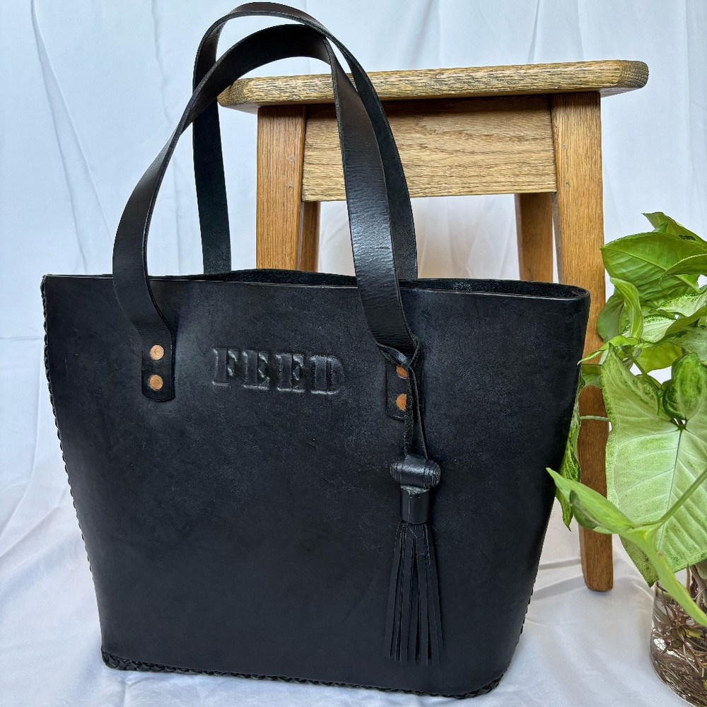Cowhide Leather Bag - (FeedProjects.com) Limited Edition